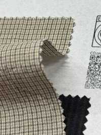 14394 Coton Biologique 40 Fils, Drap Fin à Carreaux, Finition Lavage Artisanal[Fabrication De Textile] SUNWELL Sous-photo