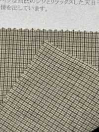 14394 Coton Biologique 40 Fils, Drap Fin à Carreaux, Finition Lavage Artisanal[Fabrication De Textile] SUNWELL Sous-photo