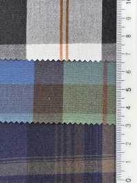 14394 Coton Biologique 40 Fils, Drap Fin à Carreaux, Finition Lavage Artisanal[Fabrication De Textile] SUNWELL Sous-photo