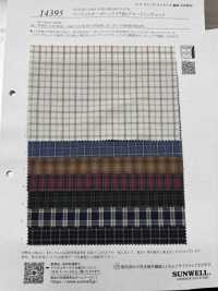 14395 Coton Biologique 40 Fils Broadcloth Mini Check[Fabrication De Textile] SUNWELL Sous-photo