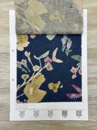 7026-700-6 CL Loomstate Avec Motif Floral Aquarelle[Fabrication De Textile] HOKKOH Sous-photo