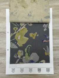 7026-700-6 CL Loomstate Avec Motif Floral Aquarelle[Fabrication De Textile] HOKKOH Sous-photo