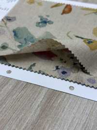 7026-700-6 CL Loomstate Avec Motif Floral Aquarelle[Fabrication De Textile] HOKKOH Sous-photo