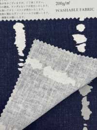 SR-1515 Lin Loomstate X Indigo Flow PT[Fabrication De Textile] KOYAMA Sous-photo