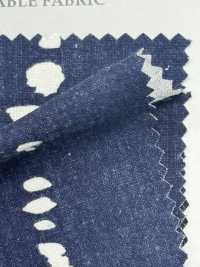 SR-1515 Lin Loomstate X Indigo Flow PT[Fabrication De Textile] KOYAMA Sous-photo