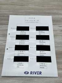 RA2116 Acrylique Black Series Stone Weave[Ruban Ruban Cordon] RIVER Sous-photo