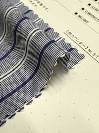 ST-9220 Rayures Bleues 80/2[Fabrication De Textile] Textiles Kuwamura Sous-photo