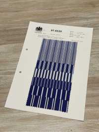 ST-9220 Rayures Bleues 80/2[Fabrication De Textile] Textiles Kuwamura Sous-photo