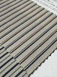 ST-9210 Tissu Pour Machine à écrire à Rayures 60/1 (Finition Lavée)[Fabrication De Textile] Textiles Kuwamura Sous-photo