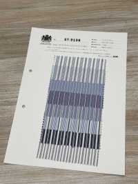 ST-9198 Tissu à Rayures Pour Machine à écrire (Finition Baby Ripstop)[Fabrication De Textile] Textiles Kuwamura Sous-photo