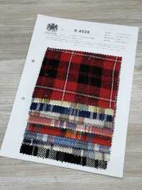 K-4028 Sergé Triple Fil à Carreaux Duveteux[Fabrication De Textile] Textiles Kuwamura Sous-photo