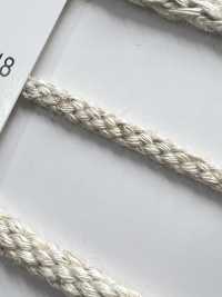 5504-18 Cordon Rond à Huit Brins De La Série Linen[Ruban Ruban Cordon] RIVER Sous-photo
