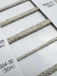 5504-29 Cordon Rond En Lin 16 Brins[Ruban Ruban Cordon] RIVER Sous-photo