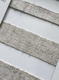 5504-10 Ruban Tissé Uni De La Série Lin[Ruban Ruban Cordon] RIVER Sous-photo