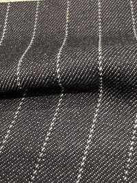 810-YW Denim Rayé Aiguilleté 11 Oz[Fabrication De Textile] Textiles Yoshiwa Sous-photo