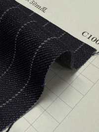 810-YWG Denim Rayé Aiguilleté 11 Oz[Fabrication De Textile] Textiles Yoshiwa Sous-photo