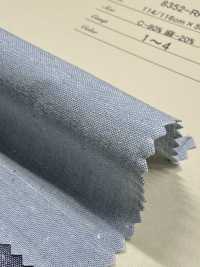 8352-RP Salopette En Lin Indigo Et Sulfuré 30/1[Fabrication De Textile] ARINOBE Sous-photo