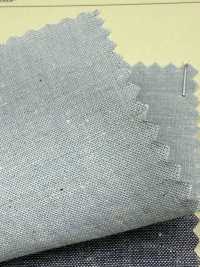 8352-RP Salopette En Lin Indigo Et Sulfuré 30/1[Fabrication De Textile] ARINOBE Sous-photo