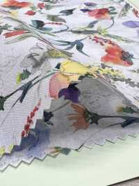 DP-5000-3 60 Fleurs Aquarelle Imprimées Numériquement Sur Pelouse[Fabrication De Textile] HOKKOH Sous-photo