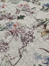 7026-700-5 CL Loomstate Avec Motif Floral Aquarelle[Fabrication De Textile] HOKKOH Sous-photo