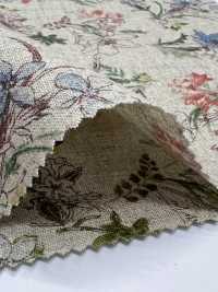 7026-700-5 CL Loomstate Avec Motif Floral Aquarelle[Fabrication De Textile] HOKKOH Sous-photo