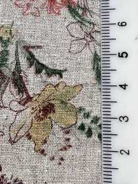 7026-700-5 CL Loomstate Avec Motif Floral Aquarelle[Fabrication De Textile] HOKKOH Sous-photo