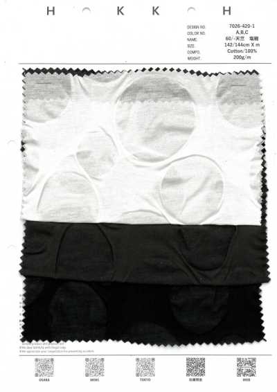 7026-420-1 Jersey 60/- rétréci au sel