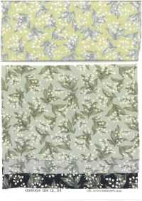 KTS7135 Popeline à Petits Motifs Floraux Et Chats[Fabrication De Textile] Kobayashi En Coton Sous-photo