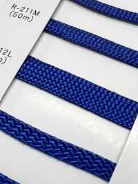R-212L Cordon De Sac En Corde Lustrée, Tissage Régulier, Fil Teint[Ruban Ruban Cordon] RIVER Sous-photo