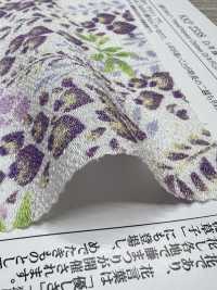 KKP2338-D-FUJINOHANA Fleur De Glycine Futako Chirimen[Fabrication De Textile] Uni Textile(Atelier Komon) Sous-photo