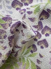 KKP2338-D-FUJINOHANA Fleur De Glycine Futako Chirimen[Fabrication De Textile] Uni Textile(Atelier Komon) Sous-photo