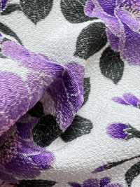 KKP2338-D-YAEZAKURA Futako Chirimen Double Fleur De Cerisier[Fabrication De Textile] Uni Textile(Atelier Komon) Sous-photo