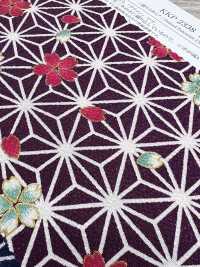 KKP2338-D-ASANOHA Collection De Trésors De Futako Chirimen[Fabrication De Textile] Uni Textile(Atelier Komon) Sous-photo