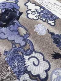 KKP2338-D-HIRYU Futako Chirimen Dragon Volant[Fabrication De Textile] Uni Textile(Atelier Komon) Sous-photo