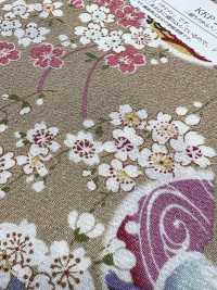 KKP2338-DHM-100 Chirimen Chirimen®[Fabrication De Textile] Uni Textile(Atelier Komon) Sous-photo