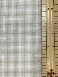 3SG040 Tissu à Carreaux Dobby En Coton Biologique.[Fabrication De Textile] Chambray Sous-photo