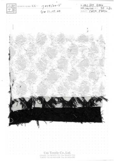 KKC837-D-4 Jacquard duveteux