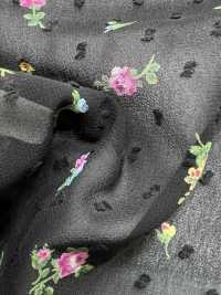 KKP2755-D118 Georgette Snow Cut[Fabrication De Textile] Uni Textile(Atelier Komon) Sous-photo