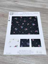 KKP2755-D118 Georgette Snow Cut[Fabrication De Textile] Uni Textile(Atelier Komon) Sous-photo