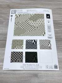 KKP3338-D1147 Chirimen Chirimen®[Fabrication De Textile] Uni Textile(Atelier Komon) Sous-photo