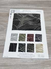 KKP3338-D1134 Tempête De Neige En Fleurs De Cerisier Futako Chirimen[Fabrication De Textile] Uni Textile(Atelier Komon) Sous-photo