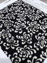 KKP3338-D-KIKUZKS Chrysanthèmes Futako Chirimen[Fabrication De Textile] Uni Textile(Atelier Komon) Sous-photo