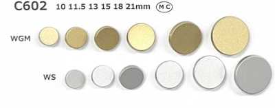 C602 Revêtement pour bouton en métal