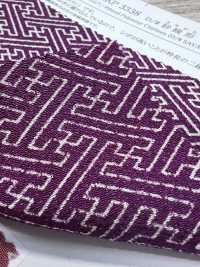 KKP3338-D-SAYAGATA Tissage Futako Chirimen Saaya[Fabrication De Textile] Uni Textile(Atelier Komon) Sous-photo