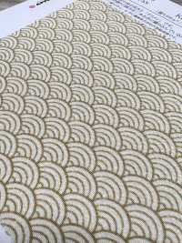 KKP3338-D-SEIKAIHA Futako Chirimen Seigaiha[Fabrication De Textile] Uni Textile(Atelier Komon) Sous-photo