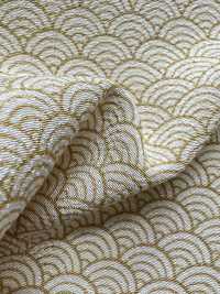 KKP3338-D-SEIKAIHA Futako Chirimen Seigaiha[Fabrication De Textile] Uni Textile(Atelier Komon) Sous-photo