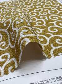 KKP3338-D-KARAKUSA Motif Arabesque Futako Chirimen[Fabrication De Textile] Uni Textile(Atelier Komon) Sous-photo