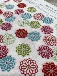 KKP2338-D-HAIKARA Futako Chirimen Haikara Kogiku[Fabrication De Textile] Uni Textile(Atelier Komon) Sous-photo