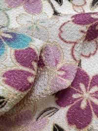 KKP2338-D-SKRZKS Fleurs De Cerisier Futako Chirimen[Fabrication De Textile] Uni Textile(Atelier Komon) Sous-photo
