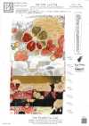 KKP2338-D-SYOCHIKU Futako Chirimen Pin, Bambou Et Prune